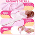 VitalCozy 8 Pack Set 0-6 Preemie Swaddle Blanket Wrap with Hat for Months Cotton Newborn Swaddle Preemie Hats Wearable