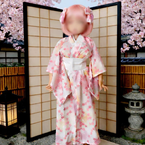 xinXbabe 32~40 inch 80~100cm Set 80~100cm 50cm Doll Clothing for Dolls Kimono-Style Doll Outfit for Kimono-Inspired