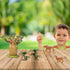 Gemini&Genius Leopard Toys for Kids, Safari Animal Cheetah Family Playset Figures, Wildlife Models for Birthday Gifts