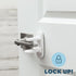 Childproof Door Lever Lock (4 Pack), Easy Install ABS Material Door Locks for Kids Safety, One Hand Operation