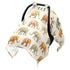Mazeann Vintage Elephant Car Seat Cover Baby Breathable Soft Infant Carseat Covers Canopies