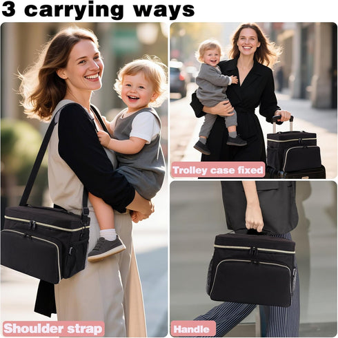 Timoxi S1 S2, Pack Breast Pump Bag Fit for Spectra and Pumping Bag with Breastmilk Ice & Waterproof Mat, Perfect
