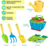 Set,6 Set FITNATE Green Kids Garden Tools PCS Garden Tools Including Watering Can, Shovel, Rake, Fork, Children