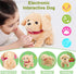 Koonie Toy Dog, Singing, Walking, Barking, Tail Wagging Plush Interactive Toy for Kids Ages 2-5