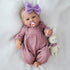 18 Inch 3+ SCOM Realistic Reborn Baby Dolls - Real Life Baby Girl, Lifelike Baby with Anatomically Correct, Newborn