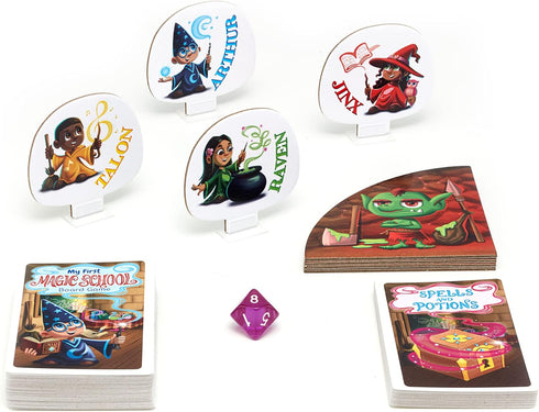 5 My First Magic School Board Game - A Magical Wizard Adventure Game for Kids Ages and Up, Learn New Skills While