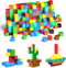 SmartYeen 100PCS Magnetic Blocks,Magnetic Building Blocks for Toddlers Sensory & STEM Montessori Toys,Ideal