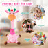 10 MIAODAM Dancing Giraffe Interactive Toy, Singing Children's Song, Stuffed Baby Toy Repeats What You Say, Colorful