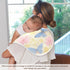 decor gift 4 Pack 22x11in Cotton Muslin Burp Cloth Breathable Blue Butterflies and Pink Flowers Feed Cloth for Unisex