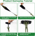 10&12&15 Pcs Parachute Toy, Camo Parachute Men Toy for Outdoor Flying Gifts, Tangle Free Throwing Hand Toy