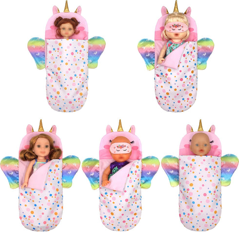 SOTOGO 11 Sets American Wellie Doll Clothes - Outfits for 14 to 14.5 Inch Dolls, Dresses, Pajamas, Swimsuit
