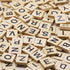 300PCS Wooden Tiles, Letters for Crafts, Alphabet Coasters Making