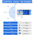 10 Pcs SG90 9G Micro Servo Motor Kit for RC Control - Robot Arm/Hand, Helicopter, Airplane, Car, Boat with Cable