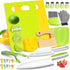 28PCS Toddler Knife Set, Kids Knives for Real Cooking, Montessori Kitchen Knife Set with Cutting Board for Ages 2-10