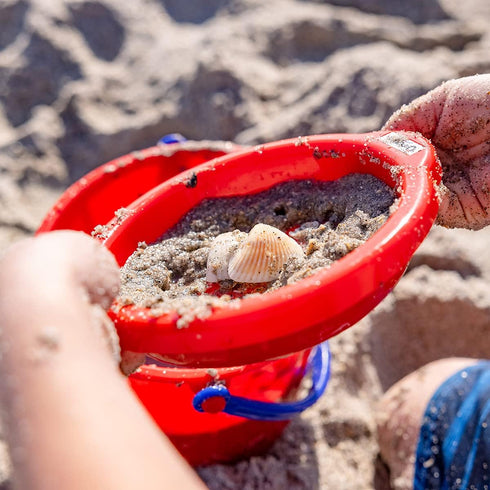 Spielstabil Beach Toy - Small Sand Sieve, Kids Sandbox Tools and Heavy Duty Sand Toys (One Sifter Included - Colors