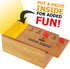 Juegoal Coin Drop Set - Pennies Dice Games for Kids and Adults, Wooden Tabletop Board Game for 2-6 Players