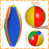 Honoson 30 Pieces 20 Inch Inflatable Beach Balls - Large Blow Up Pool Game Toys for Summer Swimming Parties