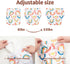 Happy Flute 9 Sets Girls(6-33 pounds,0-3 Bag+4Diapers 4Inserts (AD06) HappyFlute Newborn Baby Cloth Pocket Diapers