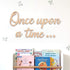 Yeecuem Once Upon a Time Wooden Sign Nursery Wall Decor for Reading Corner Kids Room Bookshelf Home Decor Birthday DIY