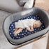 Set 4 Pack Bassinet Sheets for Baby Boy, Universal Fit for Oval, Hourglass and Rectangular Mattress, Navy