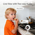 xpai 3MP 2-Way 64GB Indoor Camera for Home, Indoor Camera no Subscription Baby Monitor for Google TV Display, No