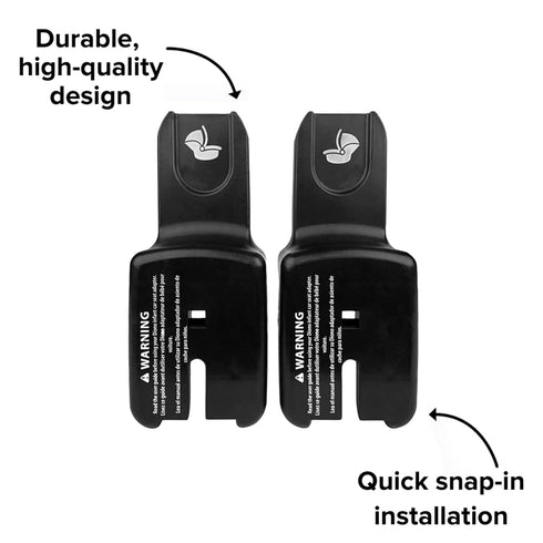 Diono Quantum Car Seat Adapter, Compatible with Nuna/Maxi/Cybex/Uppa Infant Baby Car Seats for Travel System