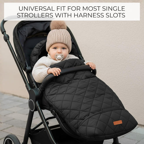 ZICOTO Cozy Warm and Winter Stroller Cover for Baby - Waterproof Bunting Bag with Soft Fleece Lining and Universal Fit