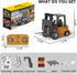 cxjoigxi 1/64 2 1 6+ Mini RC Forklift Toy, Forklift Truck Rechargeable, App & Remote Control, in Transformable Lift
