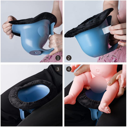 EASICOZI Communication Potty for Newborn Baby Potty Training; for Diaper Free Baby Elimination Indoor & Outdoor;
