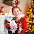 10'' Cow Stuffed Animal Baby Cow Plush with Big Bow Tie Cute Plush Toy Gift for Kids