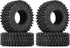 INJORA 1.0 Tires - 57 * 22mm S5 Super Soft Sticky Crawler Tires for TRX4M Axial AX24 SCX24 FCX24 Enduro24 Upgrade