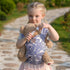GAGAKU Baby Doll Carrier for Little Girls Kids, Reborn Doll Accessories, Toy Baby Dolls Sling for Toddlers - Blue