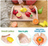 CARLORBO 2 Set Kitchen,9 Wooden Toys for Year Old - Pretend Play Food for Kids Play Cuttable Toy Fruit and Veg
