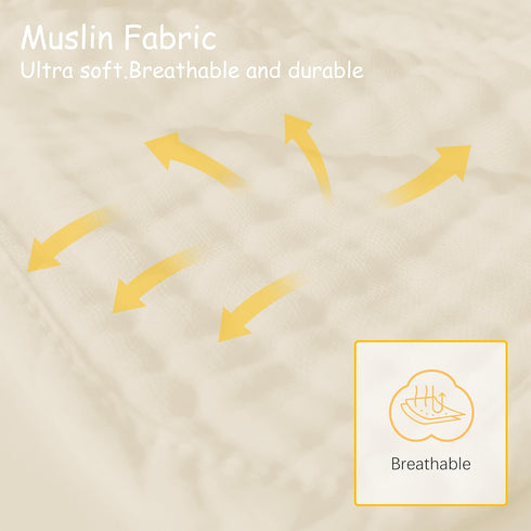 Lovely Care 12 Pack 100% 20''x10'' Muslin Burp Cloths Cotton Muslin Cloths Large Extra Soft and Absorbent Baby Burping