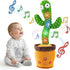 Ayeboovi Dancing Talking Cactus Baby Toys Interactive Toy Repeating Records What You