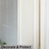 90 35.4in 0.8in (3Pcs) Trimold Matte Gold Aluminum Peel and Stick L Molding Corner Guards with Angle for Wall Door