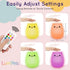 Lumipets Remote Control Silicone Night Light for Kids - Cat Design with 9 Soft Colors & Sleep Timer