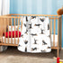 30" 40", Multi1 Swaddle Blanket Exercises Doberman Dog Cotton Blanket for Infants, Receiving Blanket, Lightweight Soft