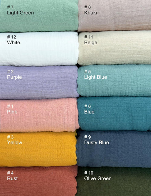 28" 52" (46C-10) Olive Green Baby Crib Sheets, Soft Muslin Baby Crib Sheets for Standard Crib Mattress, x Neutral
