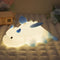 Ammonite Dragon Night Light, Cute Dragon Lamp with 8 Color Lights, Soft