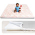 Foam Baby Play Mat 50x50, Removable and Machine Washable Cover, Thicken Cushioning