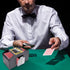 S SUNSBELL Automatic Card Shuffler - Battery Operated Poker Shuffling Machine for Five Crowns, Poker, Blackjack