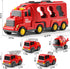 3 4 5 6 3-5, Set, Set 3-9 JUKUDAHU Truck Toys for Years Old Boys, Toddler Car Toys for Toddler Boys Ages Fire Toys Car