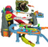 Ponilyer Dinosaur Track Toy, Electric Simulated Scenario Car Road, Children's Competition Race Track,
