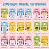 Cards-296 1 2 3 4 Toddler Girls Toys Talking Flash Sight Words, Educational Toys for Year Old, Speech Therapy&Autism