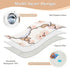 siphylline 52" 34" Cute Cartoon Sheep White Extra Large Resuable Toddler Mattress Pads Soft Absorbent Potty Training