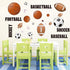 Runtoo Sports Wall Decals, Kids Wall Stickers for Soccer, Baseball, Football, Hockey, Basketball, Boys Room Décor