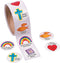 Fun Express Christian Symbols Smiles Roll Sticker, Stationery Stickers - 1 Piece