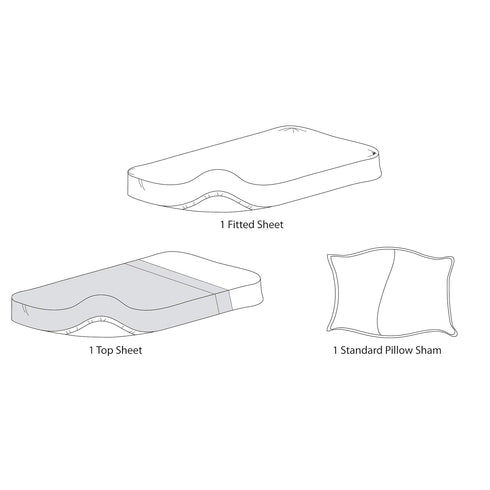 TL Care 100% Natural Cotton Jersey Knit Toddler Sheet Set, 3-Piece, Pink, Soft Breathable for Girls