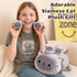 5 1, 4 Tummy, SQEQE Siamese Cat Stuffed Animals in Cute Siamese Cat Plush with Babies in Christmas Birthday Gifts